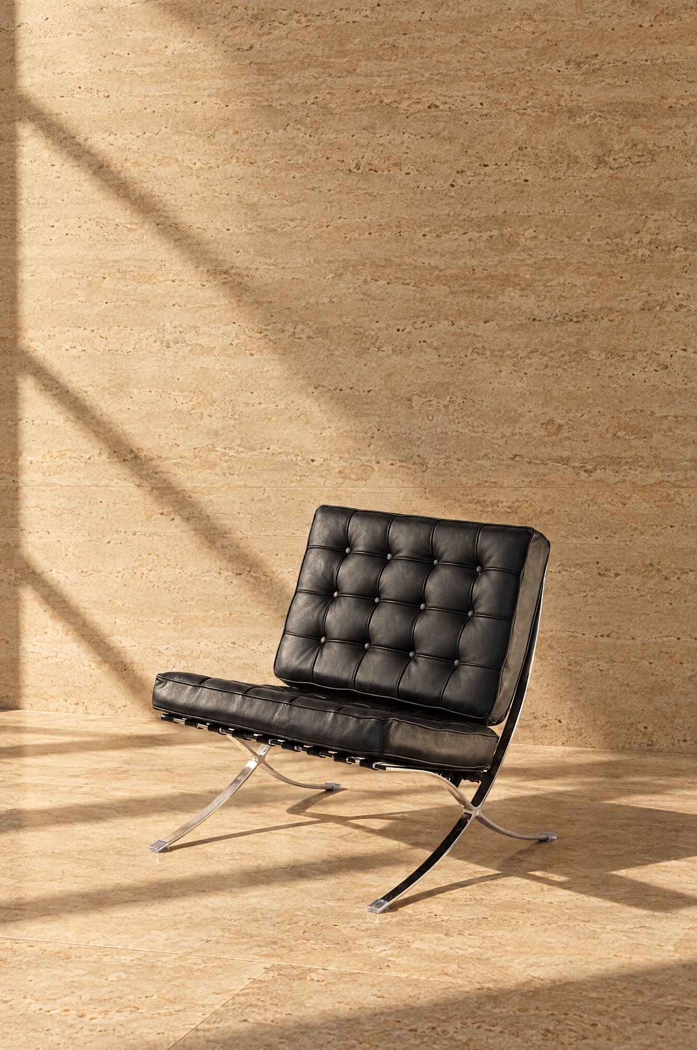 Silla Lounge Barcelona Negra